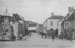 95-LA-ROCHE-GUYON- LA FONTAINE ET LA GRANDE RUE - La Roche Guyon