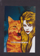 CPM Brigitte Bardot Format Environ 10 X 15 Non Circulé Tirage Limité Chat Cat - Künstler