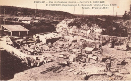 Porcieu * Mas Du Combeau * Carrière E. COQUARD E. CROUTON Représentant 9 Chemin De L'étoile D'alaï à Lyon * + PUB Au Dos - Autres & Non Classés