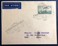 France PA N°8 Sur Enveloppe - SALON DE L'AERONAUTIQUE PARIS 1936 - (B1677) - 1927-1959 Briefe & Dokumente