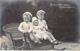 FAMILLES ROYALES - Die Drei Sohne Unseres Kronprinzenpaares - Carte Postale Ancienne - Familias Reales