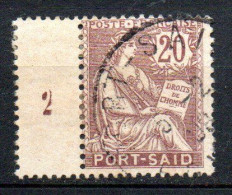 Col33 Colonie Port Said N° 27 Oblitéré Cote : 2,75 € - Used Stamps