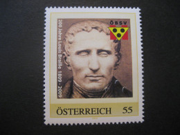 Österreich- Personalisierte Briefmarke Luis Braille Ungebraucht - Personalisierte Briefmarken