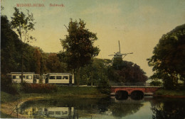 Middelburg  (Zld.) Bolwerk (Molen En Tram) 1916 - Middelburg