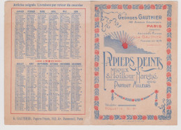 Petit Calendrier Papiers Peints Georges Gautier 1920 - Petit Format : 1901-20