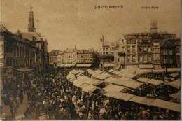 's Hertogenbosch (Den Bosch) Groote Markt  (niet Standaard) 1923 - 's-Hertogenbosch