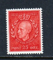 NORWAY - 1947 Kings Birthday 25o Unmounted Never Hinged Mint - Neufs