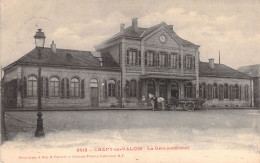 FRANCE - 60 - CREPY EN VALOIS - La Gare - Extérieur - Carte Postale Ancienne - Crepy En Valois