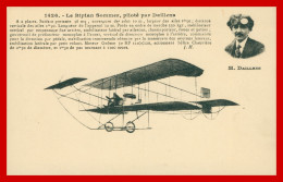 * Biplan SOMMER Piloté Par DAILLENS - 2 Places - Avion - Aviation - Aviateur - Plane - Texte J.H. - Edit. HAUSER - Aviateurs