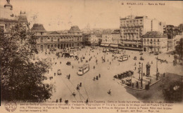 Bruxelles, Gare Du Nord Animée - Chemins De Fer, Gares