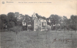 BELGIQUE - WAREMME - Villa De Lafontaine - Carte Postale Ancienne - Borgworm