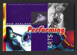 New Zealand 1998 MNH Performing Arts SB90 Booklet - Cuadernillos