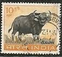 India 1963 ~ Wildlife Preservation - Fauna / Wild Animals 1v Stamp GAUR / BISON USED (Cancellation Would Differ) - Used Stamps
