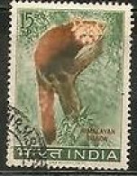 India 1963 ~ Wildlife Preservation - Fauna / Wild Animals 1v Stamp RED PANDA USED (Cancellation Would Differ) - Used Stamps