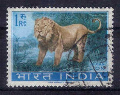 India 1963 ~ Wildlife Preservation - Fauna / Wild Animals 1v Stamp LION USED (Cancellation Would Differ) - Oblitérés