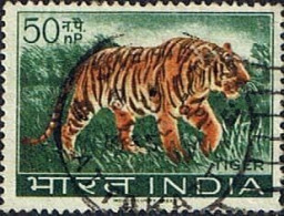 India 1963 ~ Wildlife Preservation - Fauna / Wild Animals 1v Stamp TIGER USED (Cancellation Would Differ) - Used Stamps