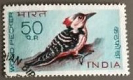 India 1968 BIRDS ~ Wildlife Preservation - Fauna / Birds 1v STAMP "WOOD PECKER" USED (Cancellation Would Differ) - Used Stamps