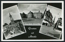 Groeten Uit Almelo -   Used + 1950  - 2 Scans For Condition.(Originalscan !!) - Almelo