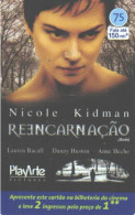 Brazil:Brasil:Used Phonecard, Anatel Telefonica, 75 Units, Movie Reencarnacao, Nicole Kidman, 2005 - Brasilien
