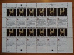 United Nations - Vereinte Nationen - Bloc / Feuillet 12 Timbres - Human Rights - Droits De L'Homme - Article 17 - 1991 - Lots & Serien