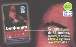 Brazil:Brasil:Used Phonecard, Anatel, 40 Units, Movie Benjamin, 2004 - Brasilien