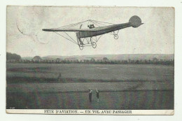 FETE D'AVIATION - UN VOL AVEC PASSAGER  - INVIATA DA OSTENDE  VIAGGIATA FP - Andere & Zonder Classificatie