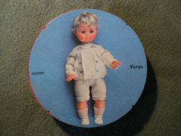 CARTON PUBLICITAIRE DOLLY DO POUPEES FURGA. MODELE GIGINO. ANNEES 1960 / 1970 - Dolls