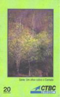 Brazil:Brasil:Used Phonecard, CTBC, 20 Units, Cerrado, Wood, 1998 - Brasilien