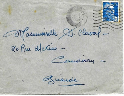 Curiosité Sur Lettre, Timbre à Date De La Machine Flier Usé Ou Non Nettoyé La Date Est Lisible 25.VI I947 - Cartas & Documentos