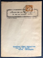 France, Divers Sur Bande Journal (L'écho De La Timbrologie) 31.10.1935 Pour Arlon, Belgique - (B1804) - 1921-1960: Modern Period
