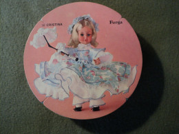 CARTON PUBLICITAIRE DOLLY DO POUPEES FURGA. MODELE CRISTINA. ANNEES 1960 / 1970 N° 38. - Dolls