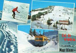 St Gervais Les Bains * Le Col De Voza Et Le TMB * Cp 3 Vues * Tram Tramway Du Mont Blanc - Saint-Gervais-les-Bains