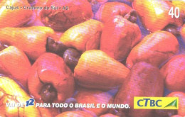 Brazil:Brasil:Used Phonecard, CTBC, 40 Units, Cashews, 2003 - Brasilien