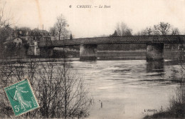 CROISSY - LE PONT - CARTOLINA FP NON SPEDITA NEL 1919 - Croissy-sur-Seine