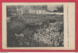Ellezelles -Fête Patriotique Du 4 Août 1919 ... Sur La Grand'Place ... Fanfare Sur Le Kiosque ( Voir Verso ) - Ellezelles