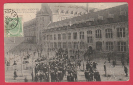 Passy-Froyennes - La Cour De 3e Division ....belle Animation -1909 ( Voir Verso ) - Tournai