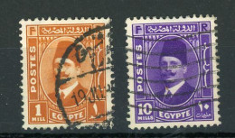 EGYPTE - FOUAD I -   N° Yt 172+176 Obli. - Usados