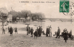 Bergerac Inondation Des Quais  Février 1904 - Floods