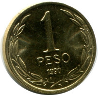 1 PESO 1990 CHILE UNC Moneda #M10149.E - Chili