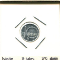10 HALERU 1993 CHECOSLOVAQUIA CZECHOESLOVAQUIA SLOVAKIA Moneda #AS550.E - Checoslovaquia