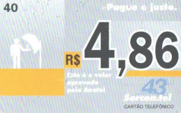 Brazil:Brasil:Used Phonecard, Anatel, Sercomtel, 40 Units, 4,86, Tirage 150000, 2008 - Brasilien