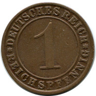 1 REICHSPFENNIG 1925 J ALEMANIA Moneda GERMANY #DB777.E - 1 Rentenpfennig & 1 Reichspfennig