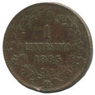 ITALY 1 Centesimo 1895 R Umberto I #AC186.E - Parme