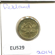 10 EURO CENTS 2014 LETONIA LATVIA Moneda #EU529.E - Letland