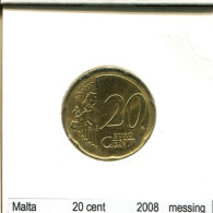 20 EURO CENTS 2008 MALTA Moneda #AS621.E - Malte