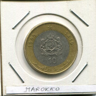 10 DIRHAMS 1995 MARRUECOS MOROCCO BIMETALLIC Moneda #AS098.E - Maroc