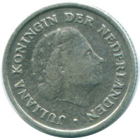 1/10 GULDEN 1960 ANTILLAS NEERLANDESAS PLATA Colonial Moneda #NL12269.3.E - Antille Olandesi