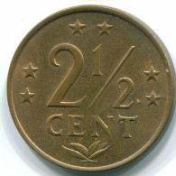 2 1/2 CENT 1971 ANTILLAS NEERLANDESAS Bronze Colonial Moneda #S10503.E - Niederländische Antillen