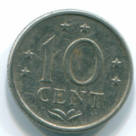 10 CENTS 1980 ANTILLAS NEERLANDESAS Nickel Colonial Moneda #S13743.E - Netherlands Antilles