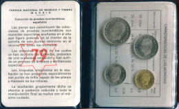 ESPAÑA SPAIN 1975*79 MINT SET 4 Moneda #SET1133.2.E - Sets Sin Usar &  Sets De Prueba